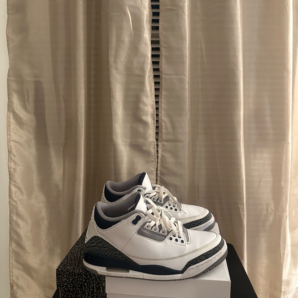 Jordan White and Black Sneakers